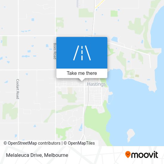 Melaleuca Drive map