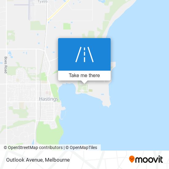 Outlook Avenue map
