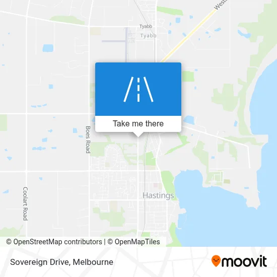 Mapa Sovereign Drive