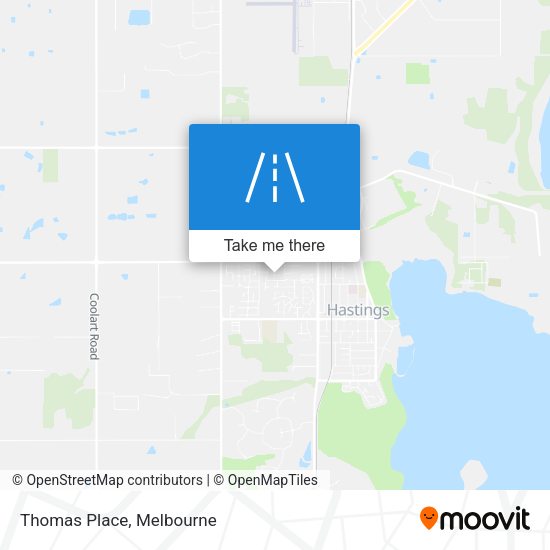 Thomas Place map