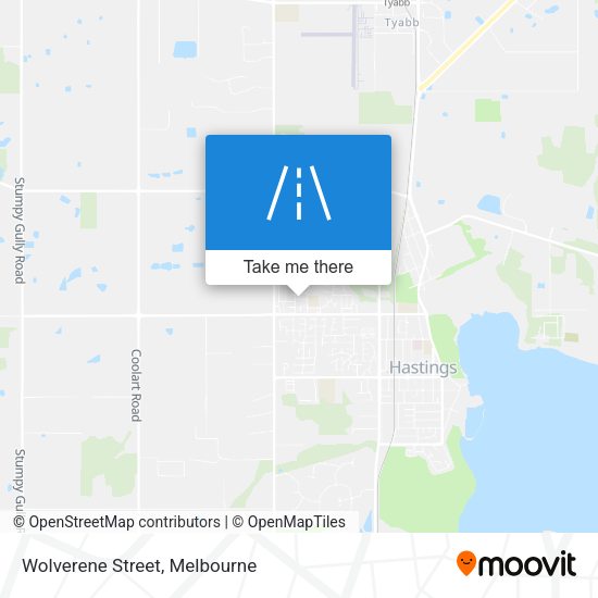 Wolverene Street map
