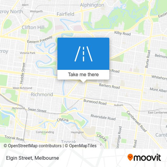 Elgin Street map