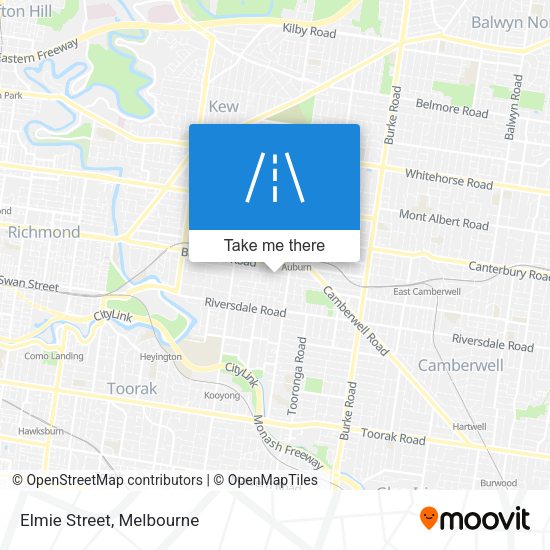 Elmie Street map