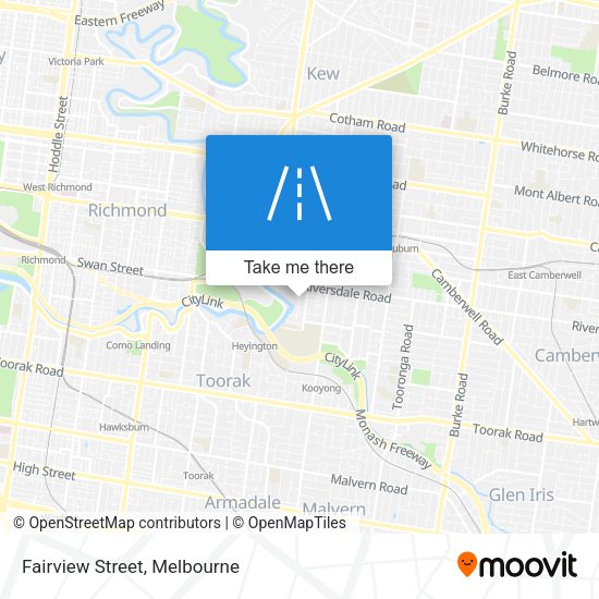 Fairview Street map