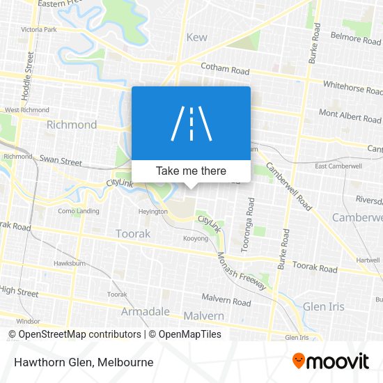 Hawthorn Glen map