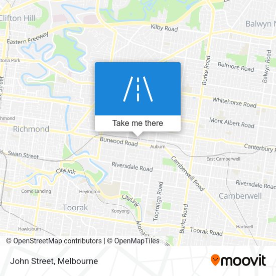 John Street map