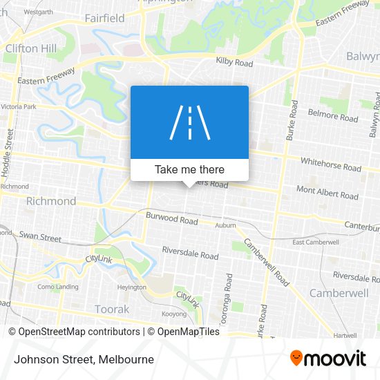 Johnson Street map