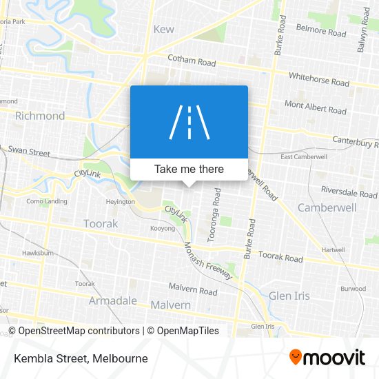 Kembla Street map