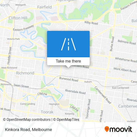 Kinkora Road map