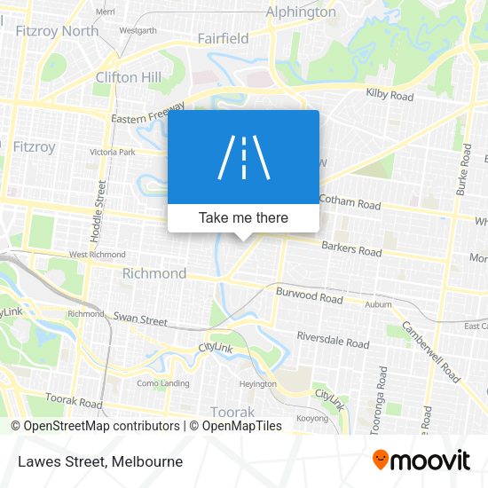 Lawes Street map