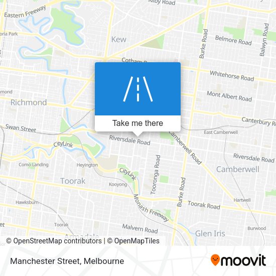 Manchester Street map