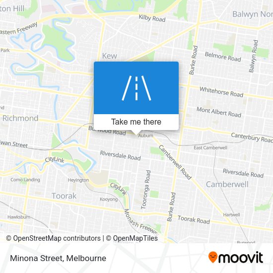 Minona Street map