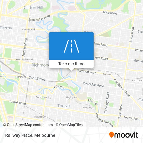 Railway Place map