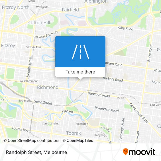 Randolph Street map
