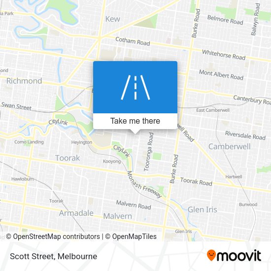 Scott Street map