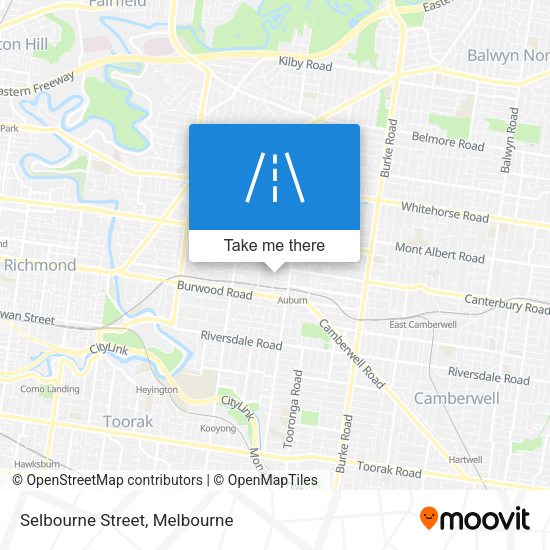 Selbourne Street map