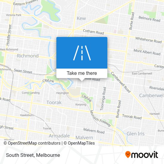 South Street map
