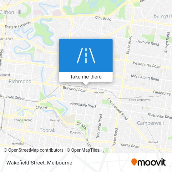 Wakefield Street map