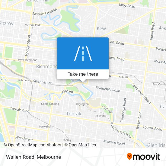 Wallen Road map