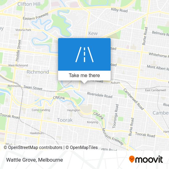 Wattle Grove map