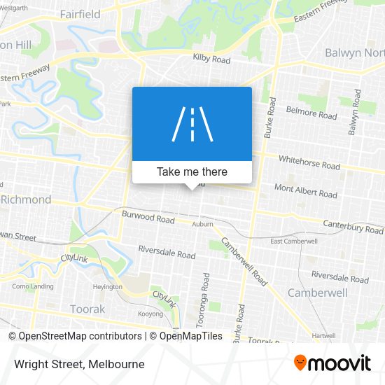 Wright Street map