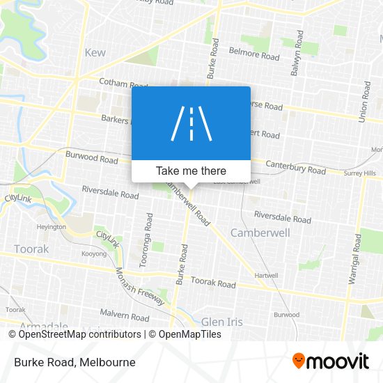 Burke Road map