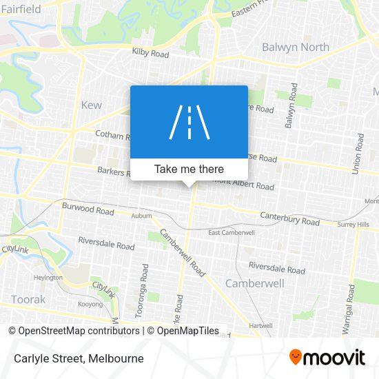 Carlyle Street map