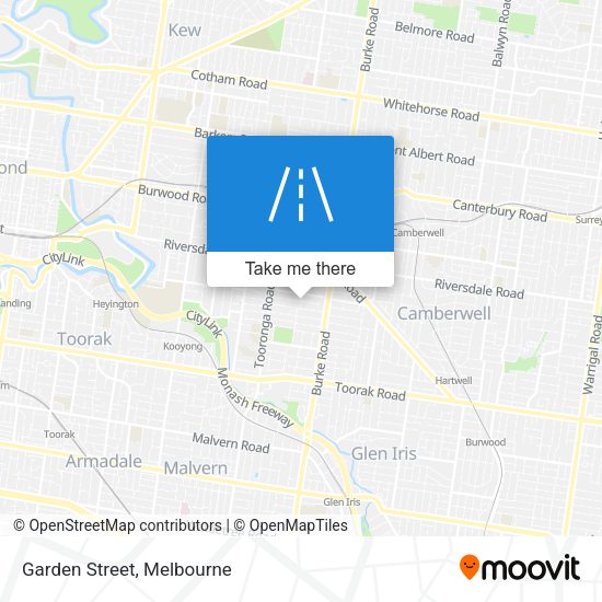 Garden Street map