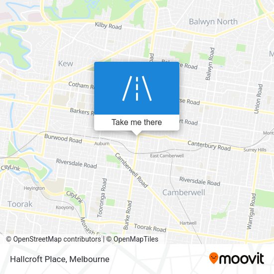 Hallcroft Place map