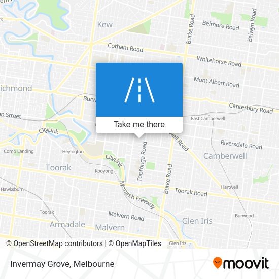 Invermay Grove map