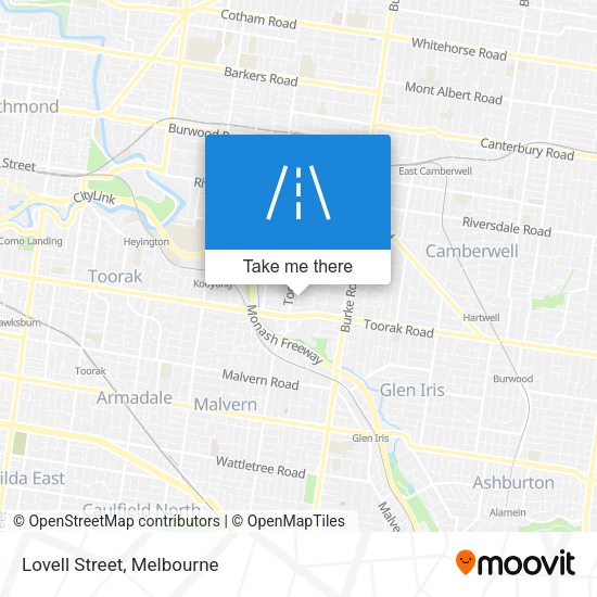 Lovell Street map