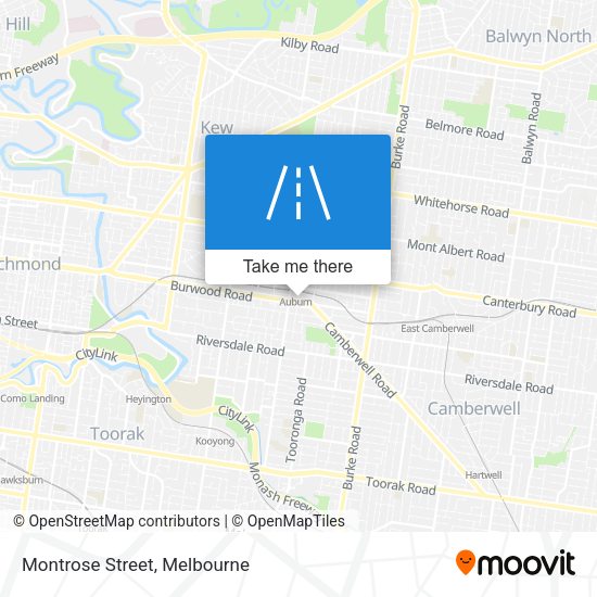 Montrose Street map