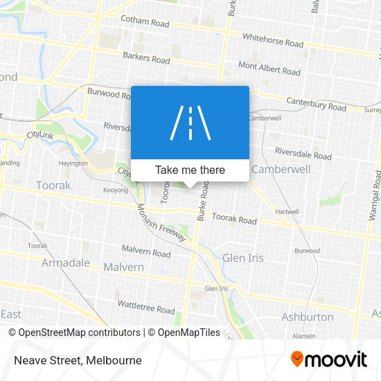Neave Street map