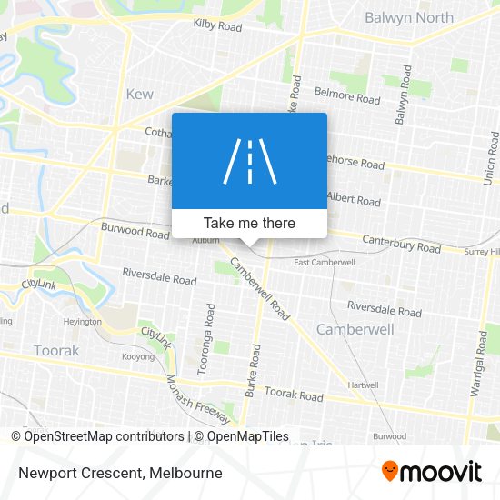 Newport Crescent map