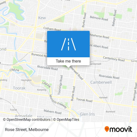 Rose Street map