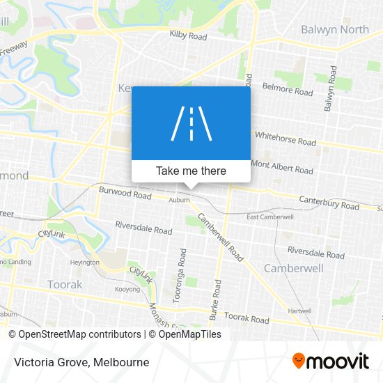 Victoria Grove map
