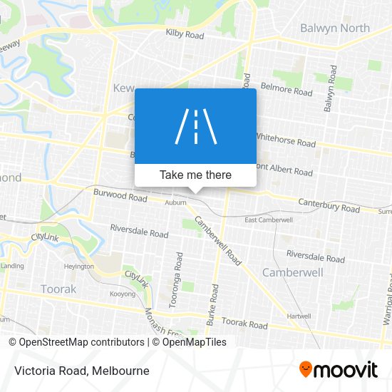 Victoria Road map
