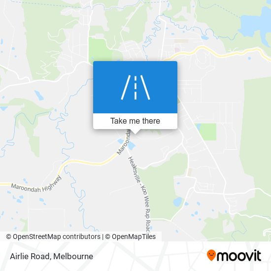 Airlie Road map