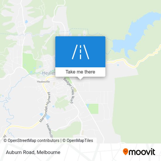 Auburn Road map