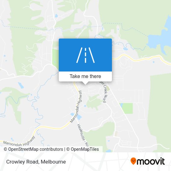Crowley Road map