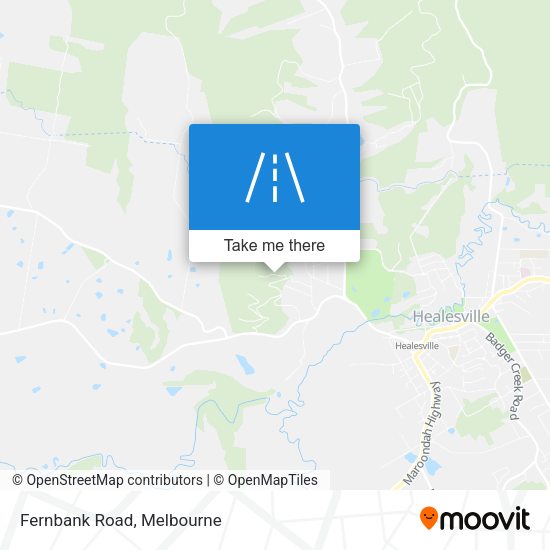 Fernbank Road map