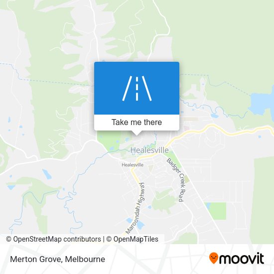 Merton Grove map