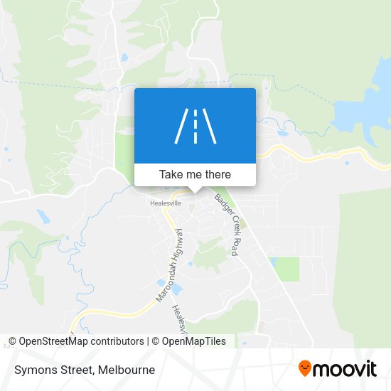 Symons Street map