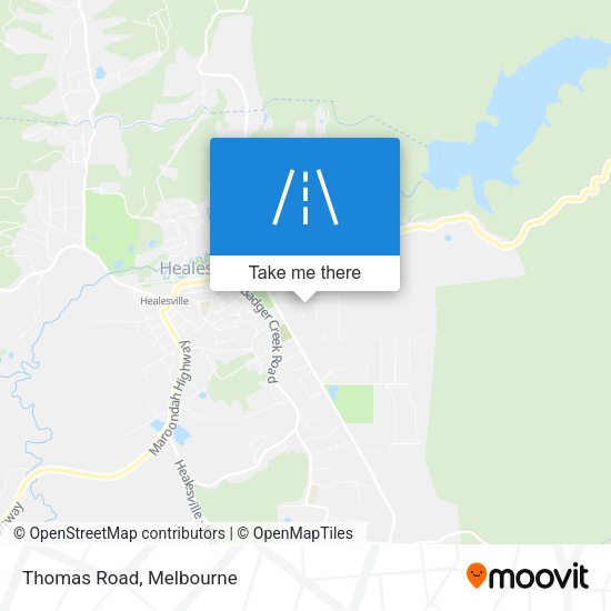 Thomas Road map
