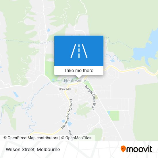 Wilson Street map