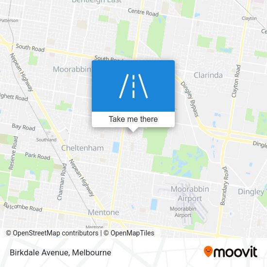 Birkdale Avenue map