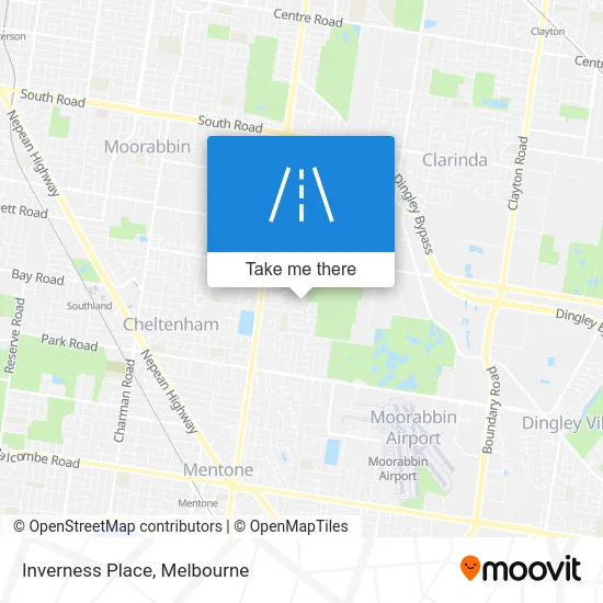 Mapa Inverness Place