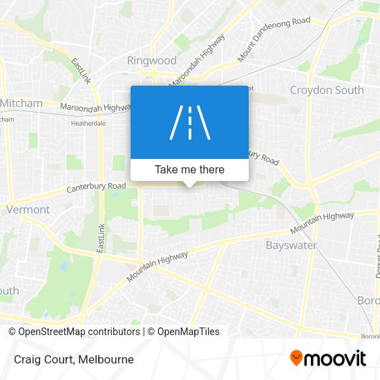 Craig Court map