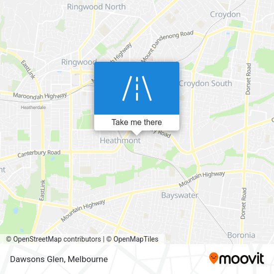 Dawsons Glen map