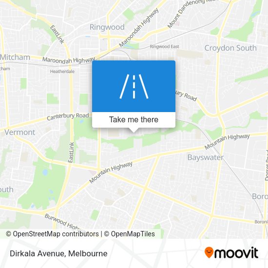 Dirkala Avenue map